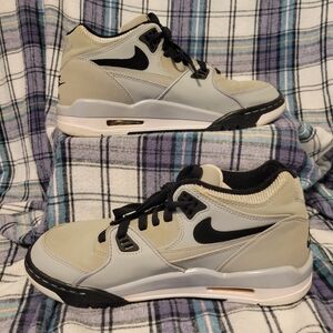Nike Air Flight Shoes Size 7Y Gray